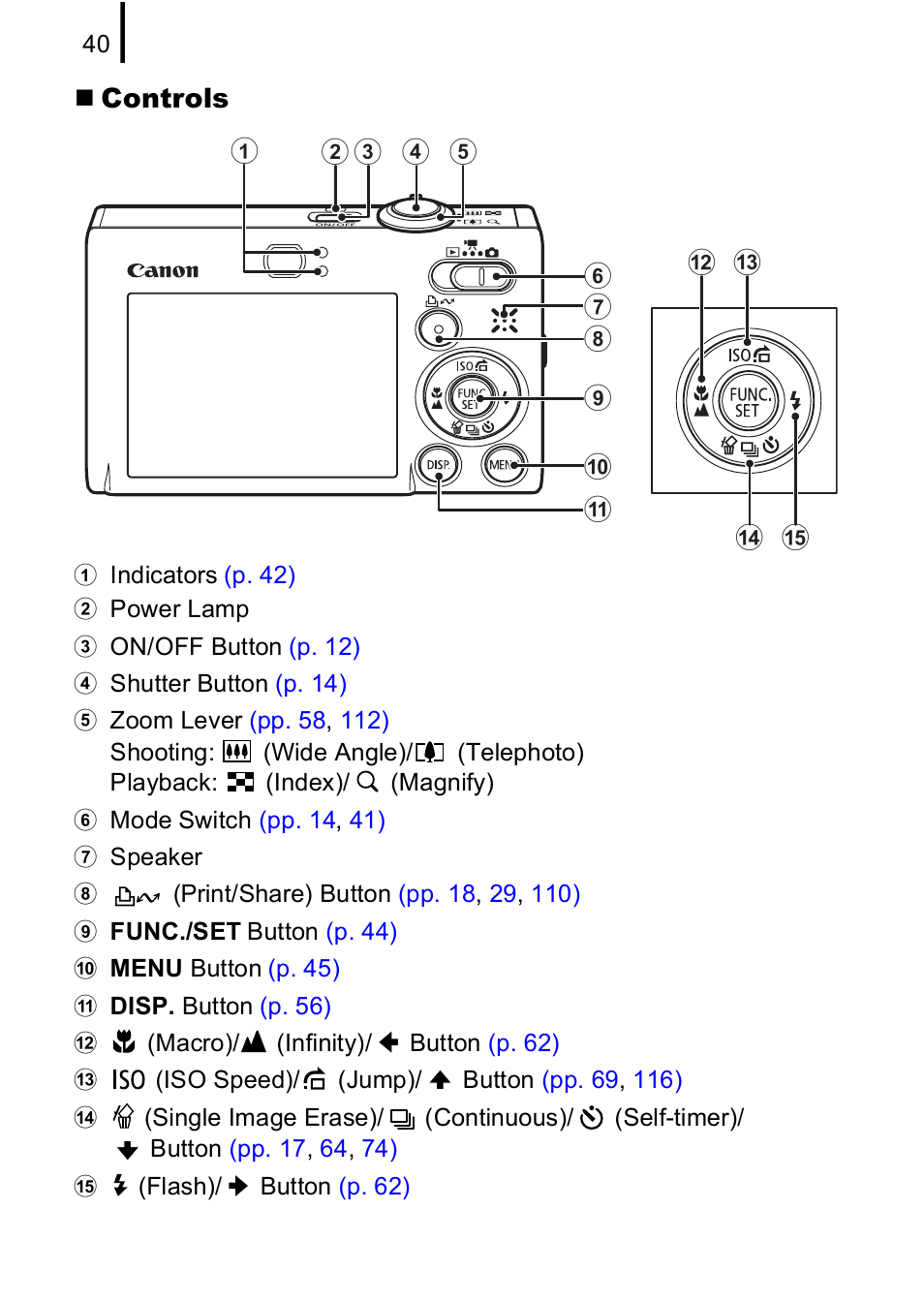 Canon IXUS 85 IS User Manual | Page 42 / 224