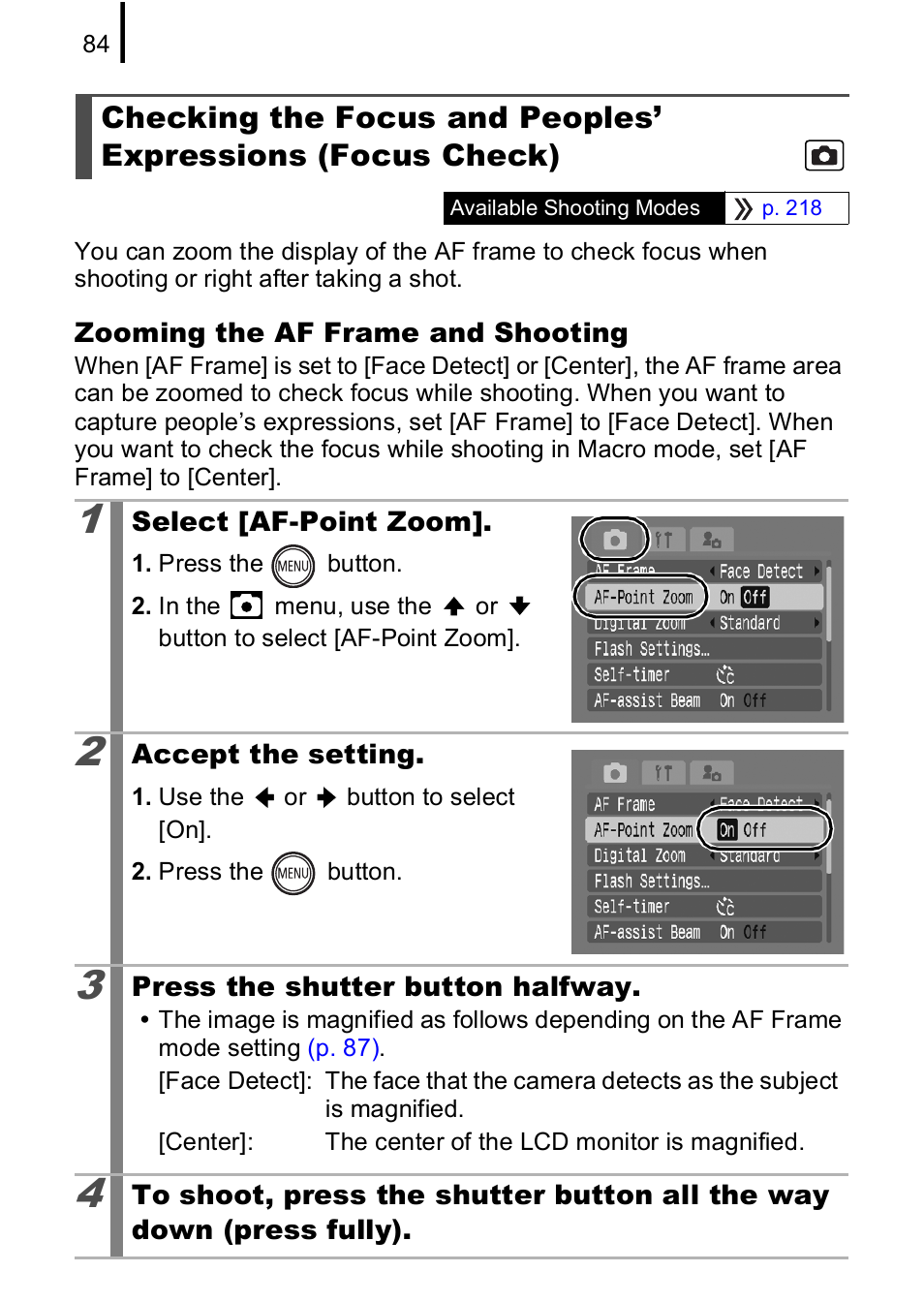 P. 84 | Canon IXUS 85 IS User Manual | Page 86 / 224