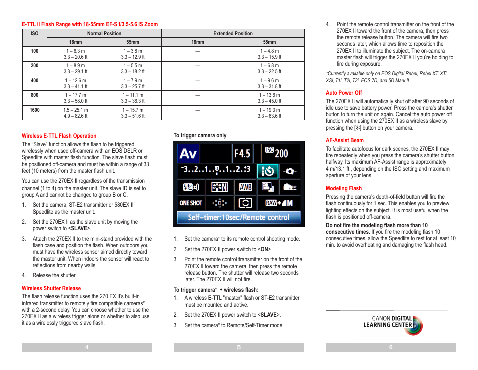 Canon Speedlite 270EX II User Manual | Page 2 / 2