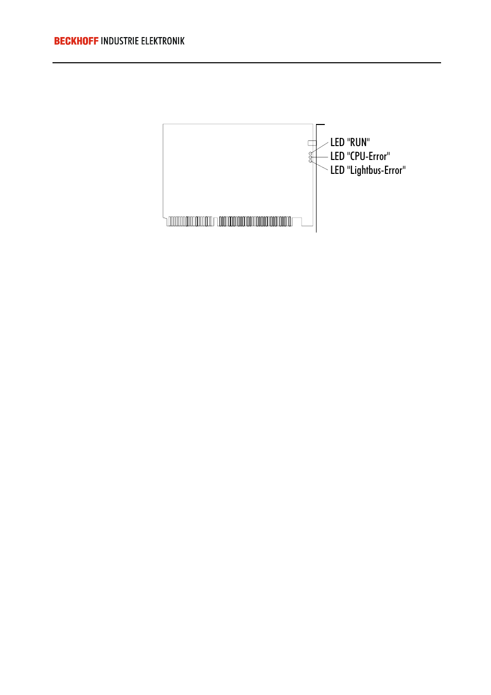 Status display, Installation in the pc | BECKHOFF C1220 User Manual | Page 30 / 30