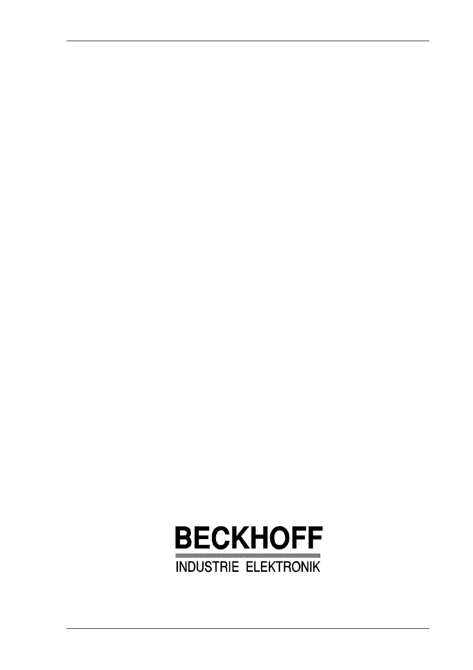 BECKHOFF M1400 User Manual | 16 pages