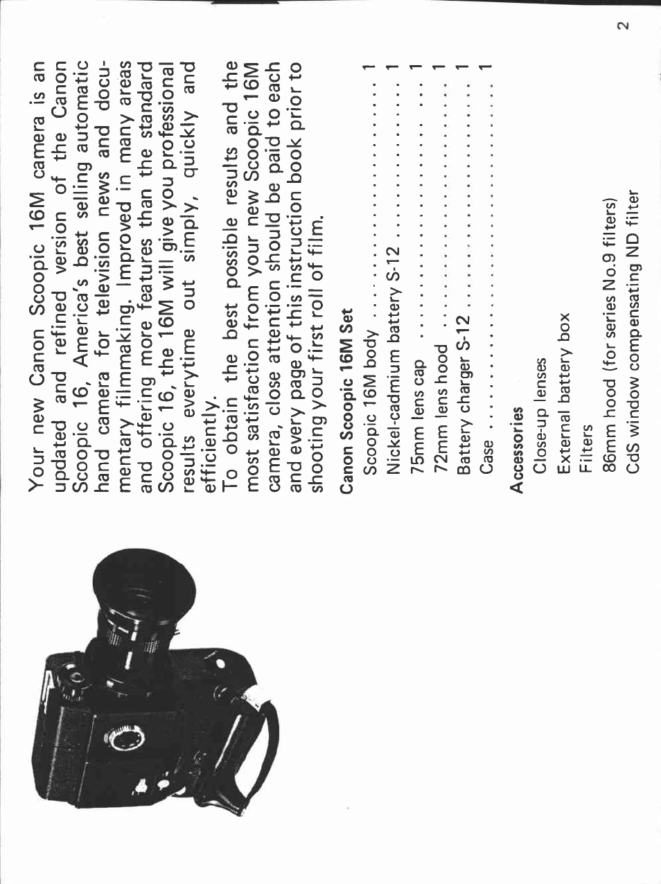 Canon SCOOPIC 16M User Manual | Page 3 / 109