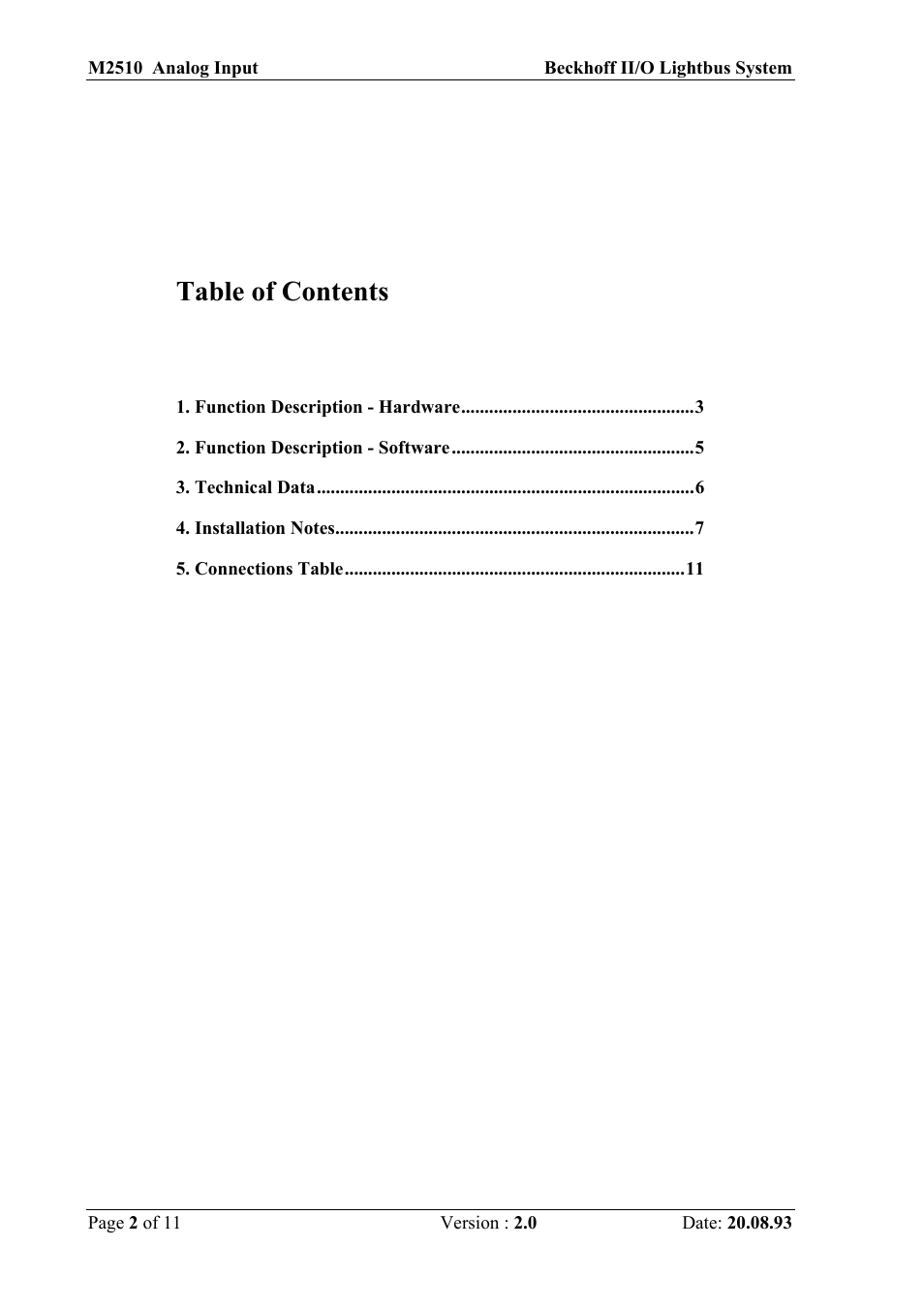 BECKHOFF M2510 User Manual | Page 2 / 11