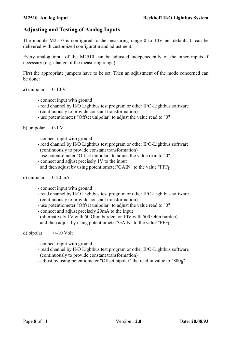 BECKHOFF M2510 User Manual | Page 8 / 11