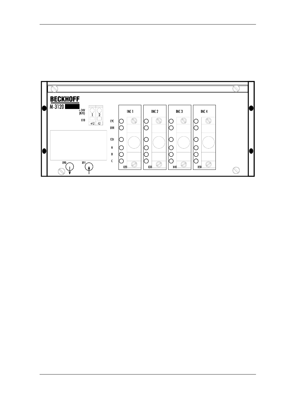 Function description hardware | BECKHOFF M3120 User Manual | Page 3 / 14