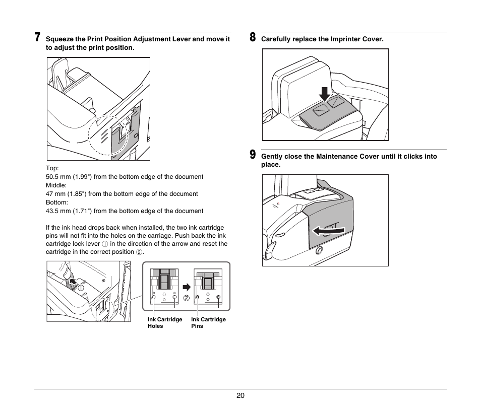 Canon FORMULA CR-80 User Manual | Page 20 / 24