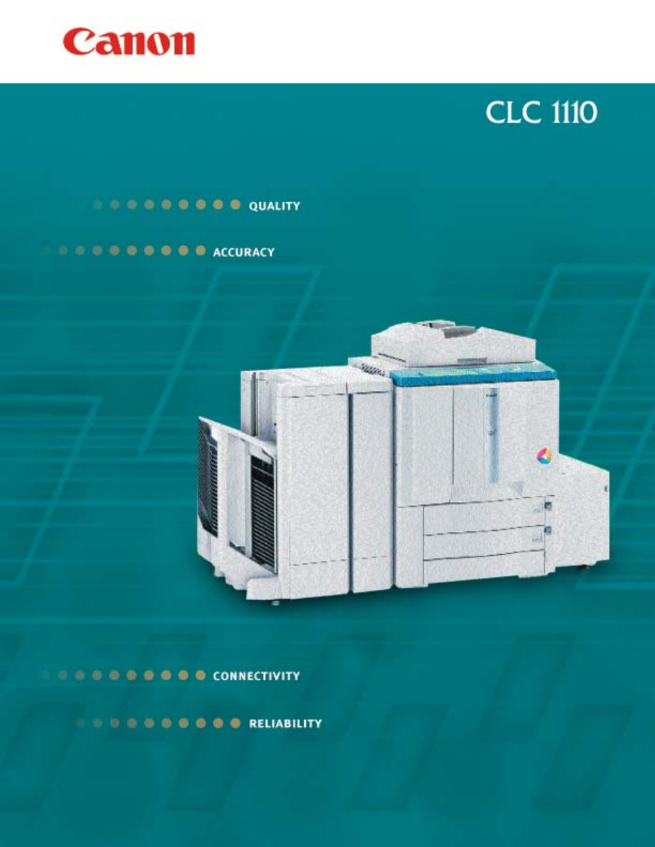 Canon CLC 1110 User Manual | 6 pages