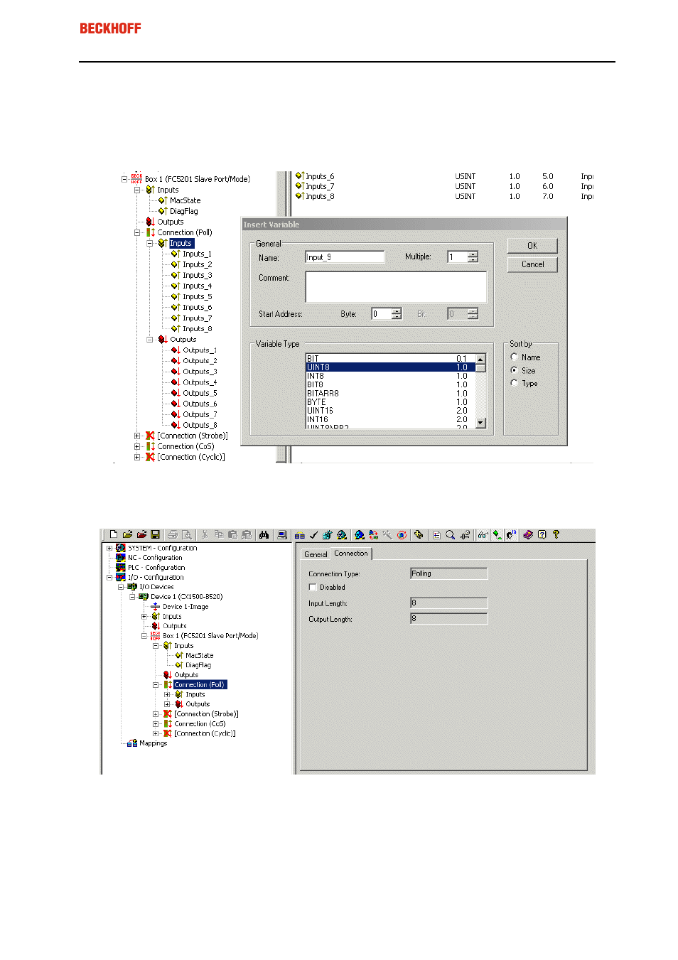 2 input/output configuration | BECKHOFF FC520x User Manual | Page 29 / 51