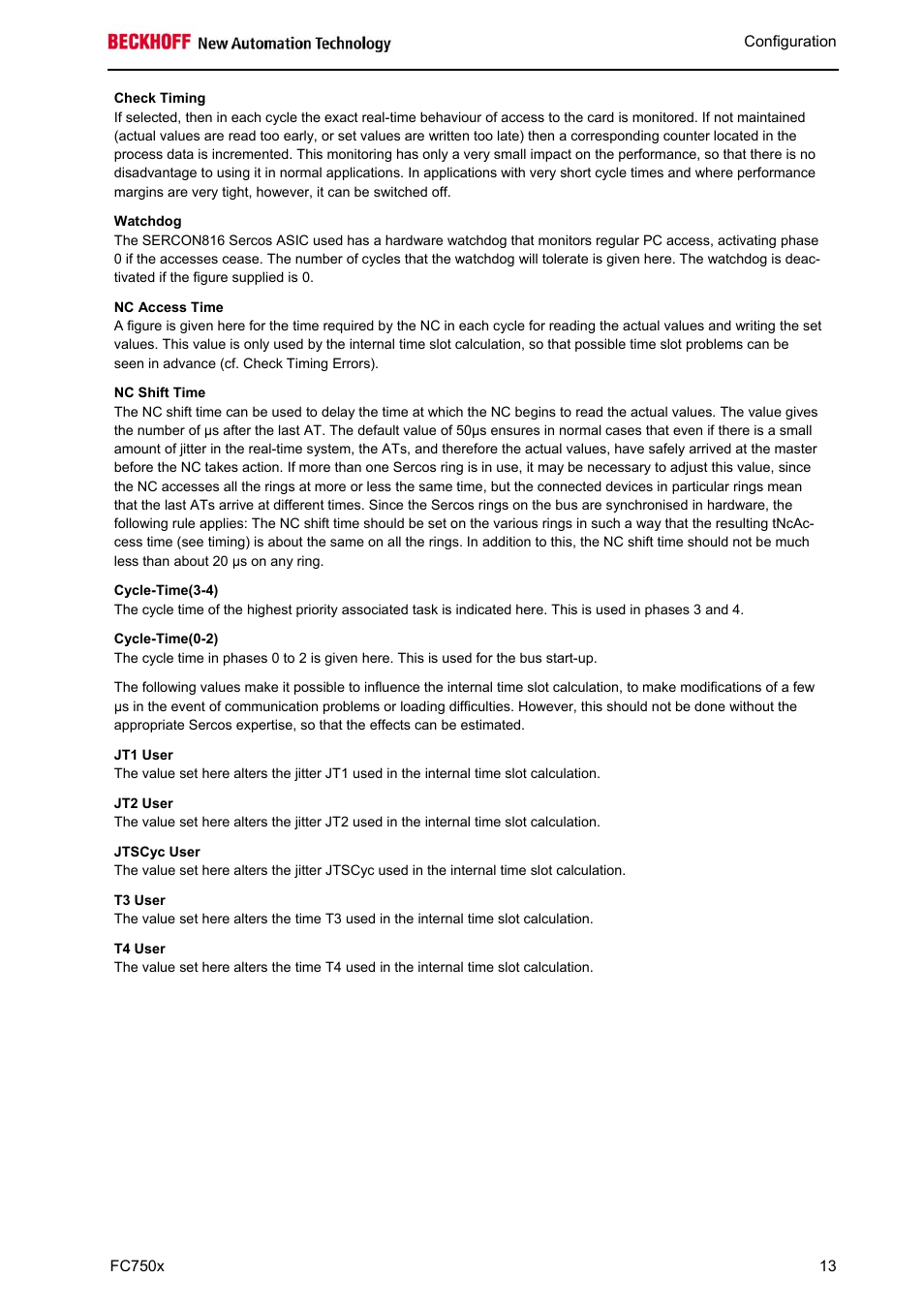 BECKHOFF FC7501 User Manual | Page 13 / 18