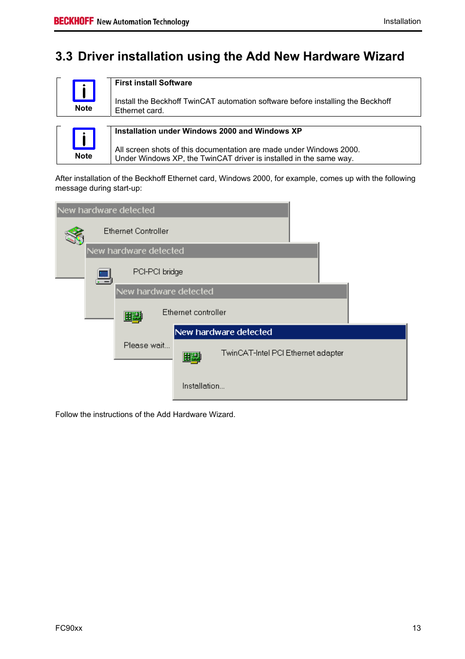 BECKHOFF FC9001-0010 User Manual | Page 15 / 43