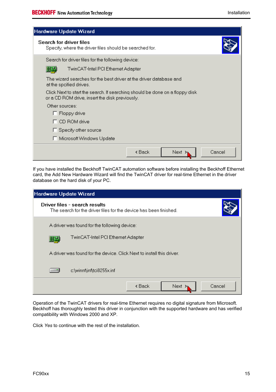 BECKHOFF FC9001-0010 User Manual | Page 17 / 43