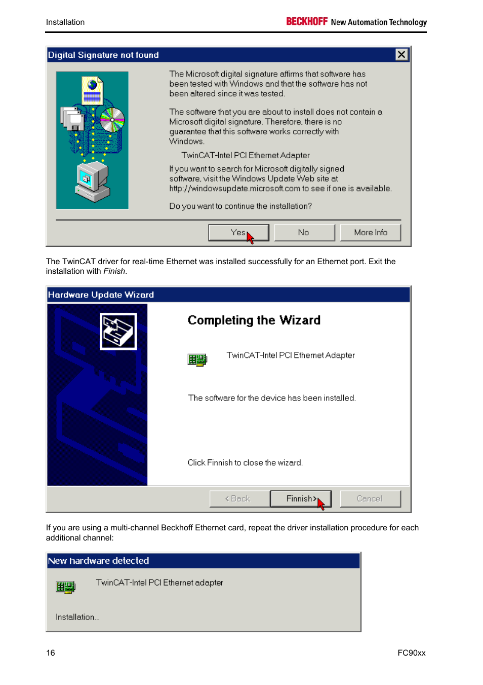 BECKHOFF FC9001-0010 User Manual | Page 18 / 43