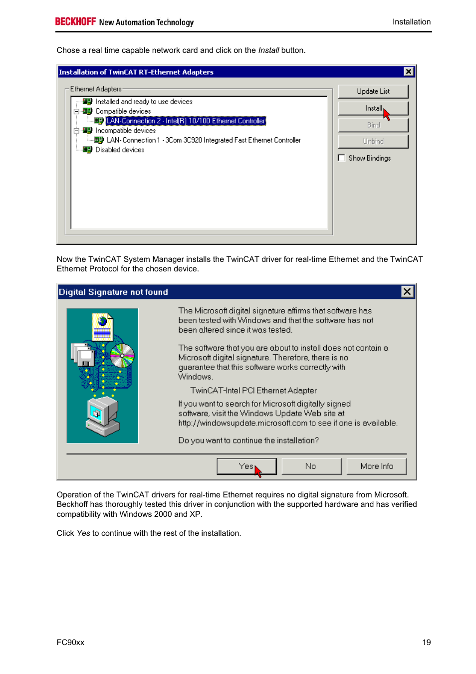 BECKHOFF FC9001-0010 User Manual | Page 21 / 43