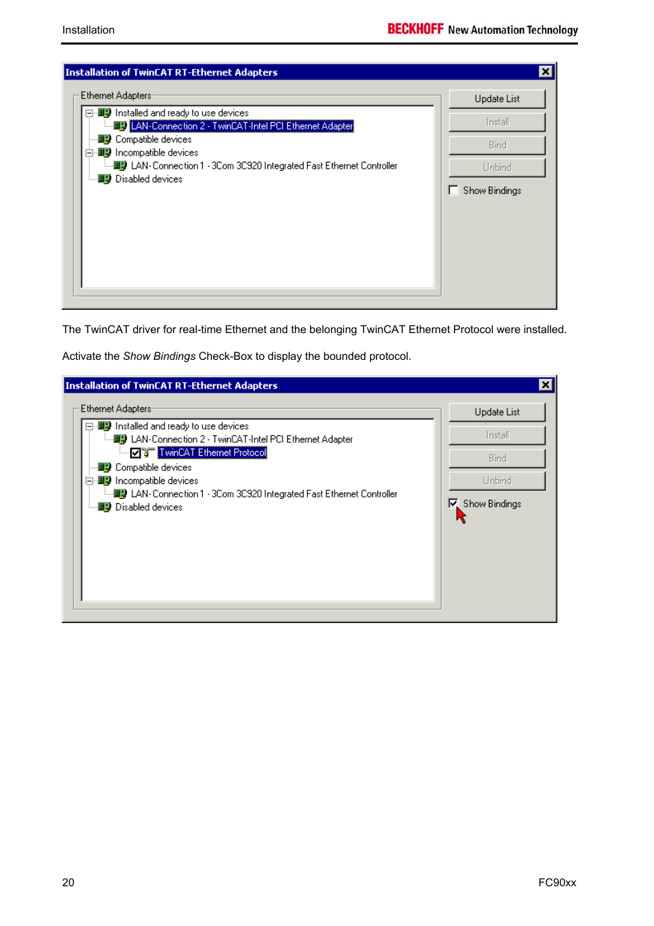 BECKHOFF FC9001-0010 User Manual | Page 22 / 43