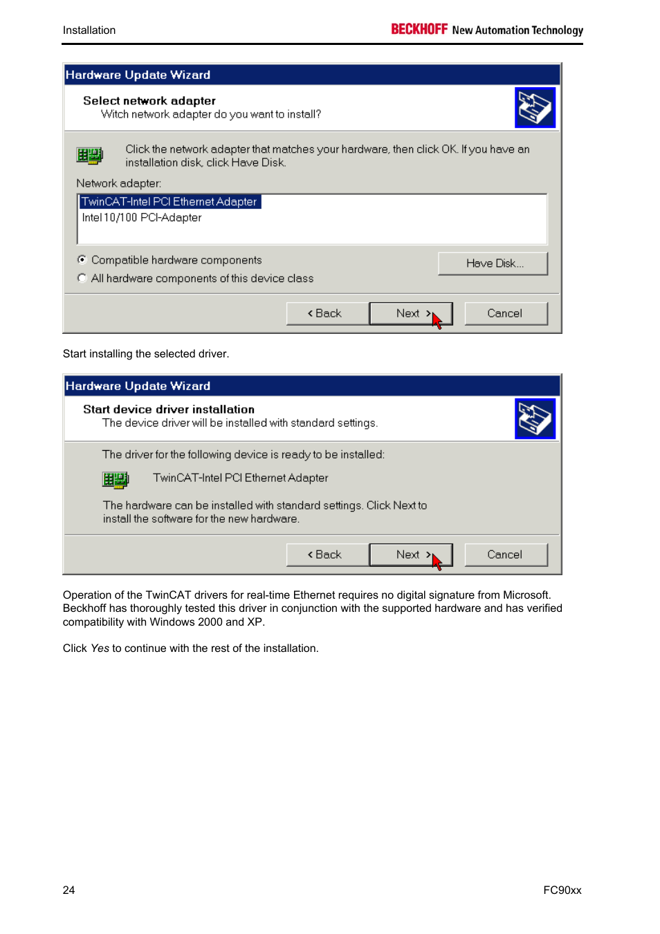 BECKHOFF FC9001-0010 User Manual | Page 26 / 43