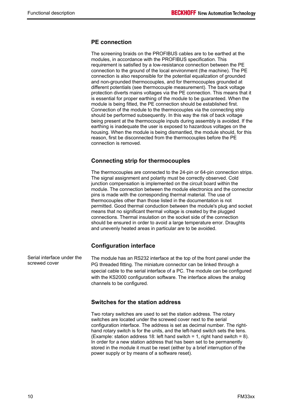 BECKHOFF FM33xx User Manual | Page 15 / 39