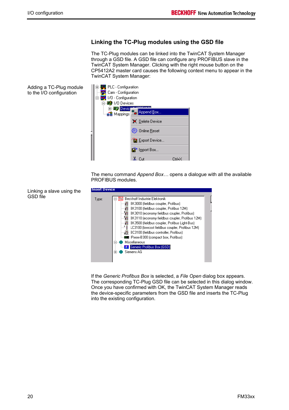 BECKHOFF FM33xx User Manual | Page 25 / 39