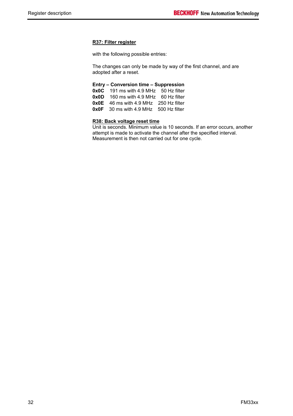 BECKHOFF FM33xx User Manual | Page 37 / 39
