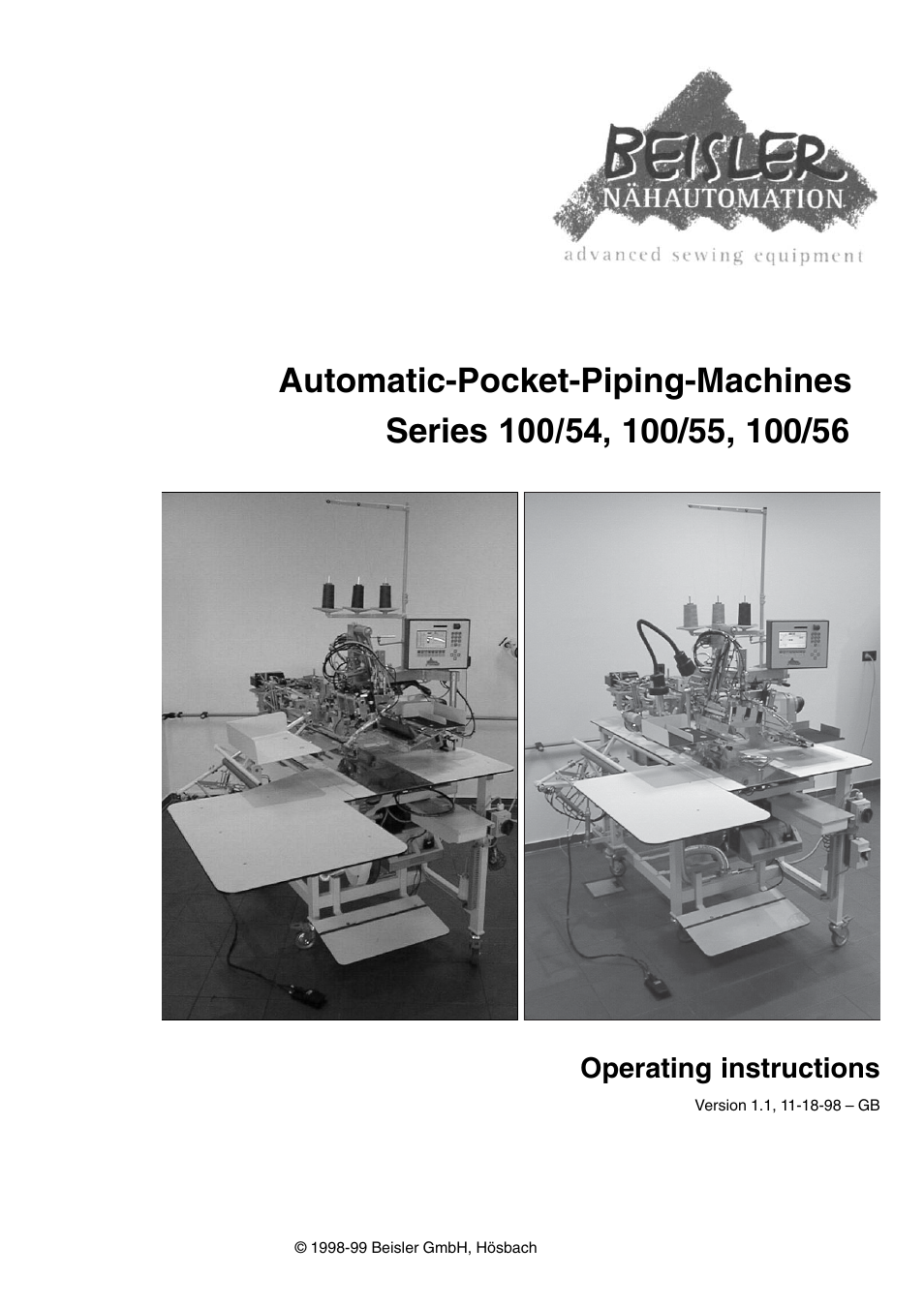 Beisler 100-54 User Manual | 84 pages