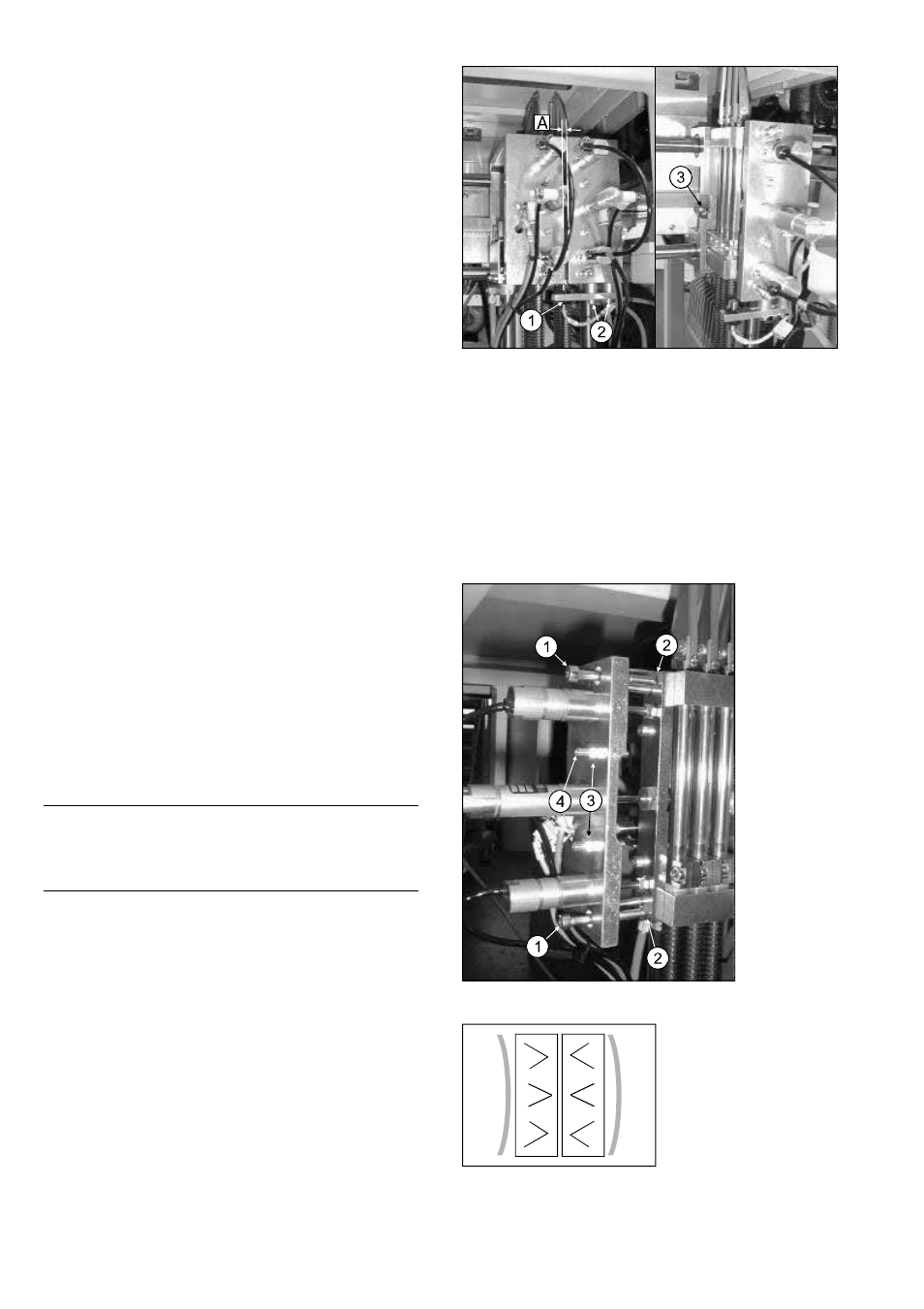 3 mitre knife slant position | Beisler 100-58 User Manual | Page 76 / 78