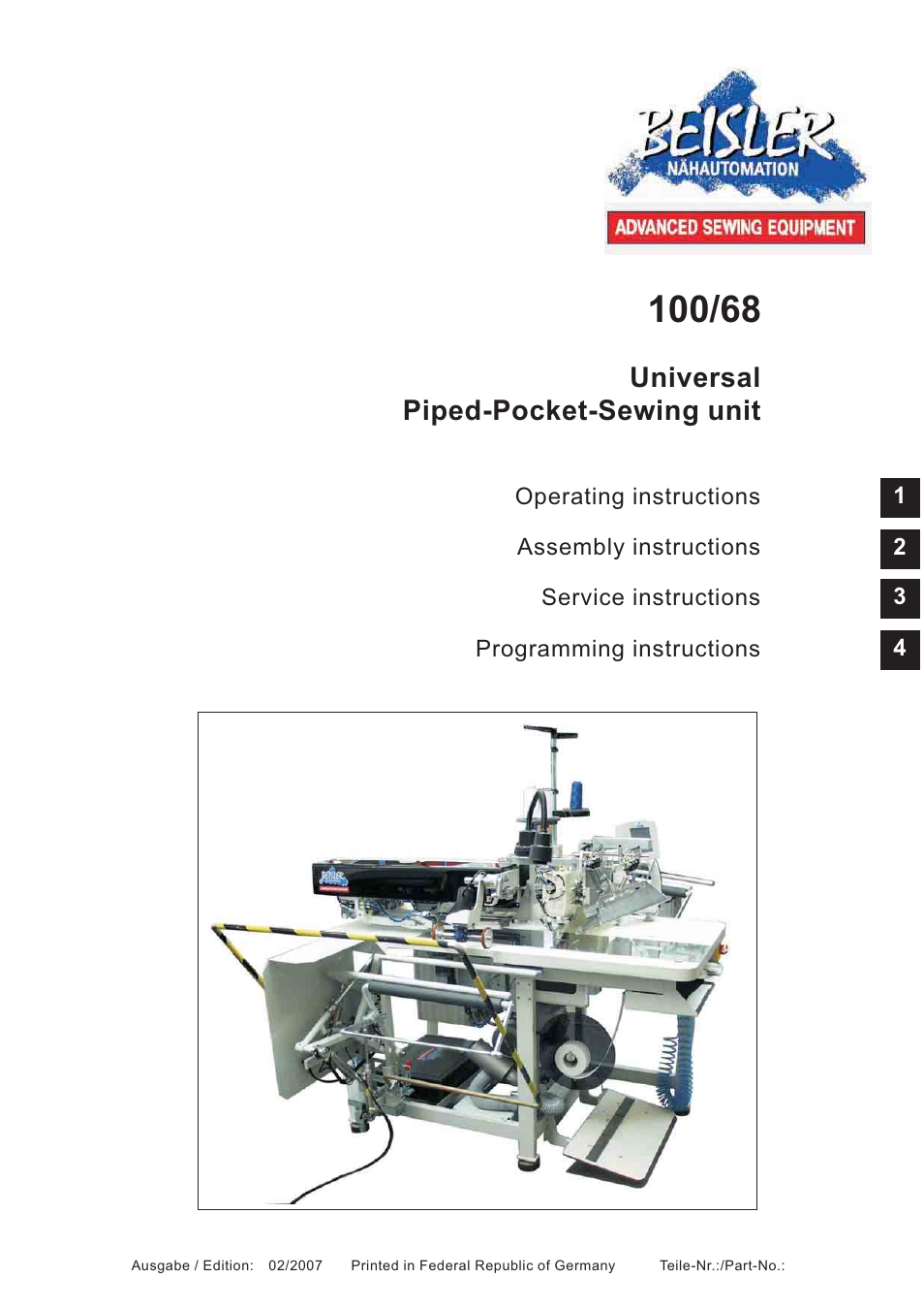 Beisler 100-68 User Manual | 142 pages