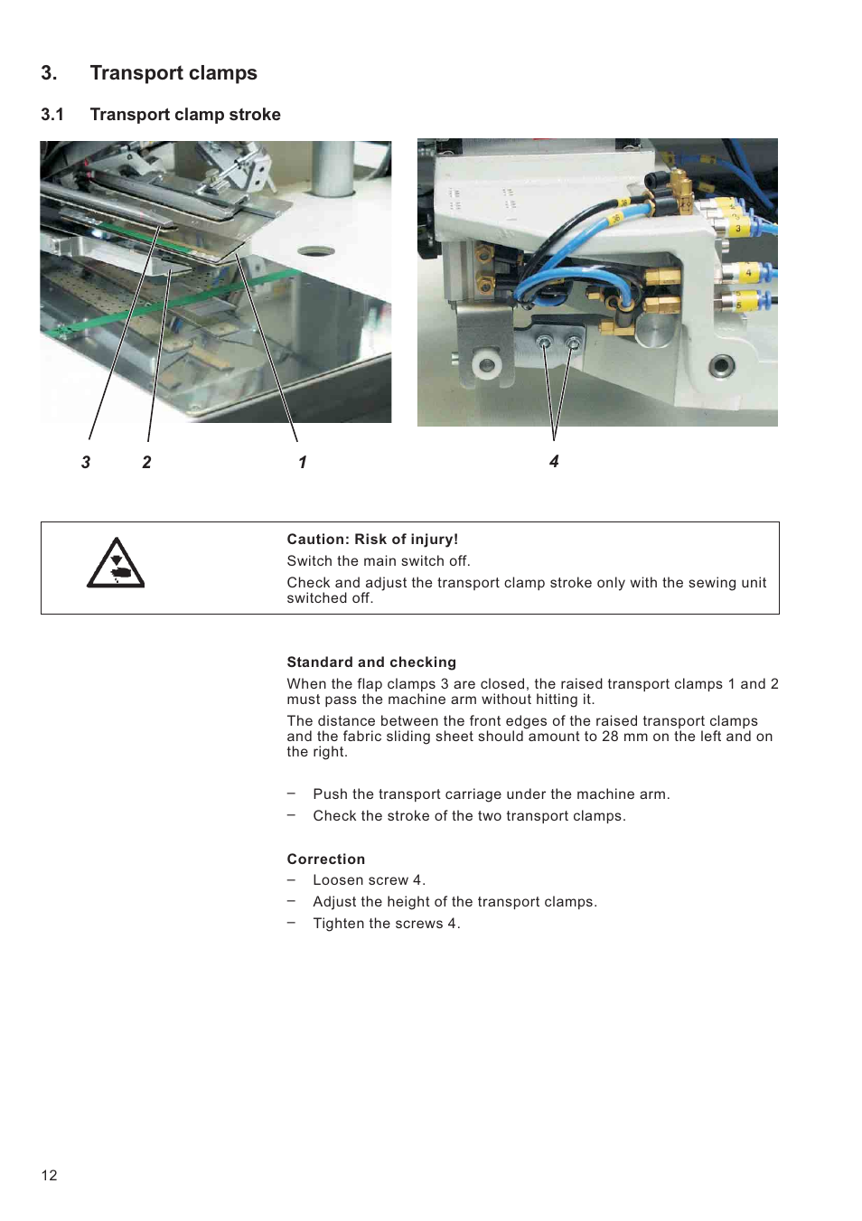 Transport clamps | Beisler 100-68 User Manual | Page 50 / 142