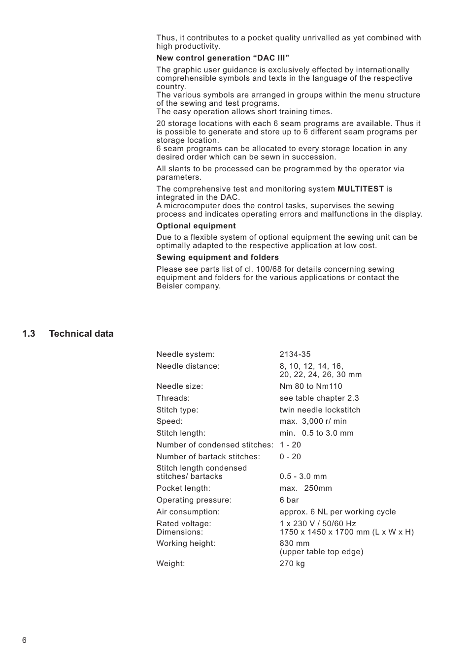 Beisler 100-68 User Manual | Page 8 / 142
