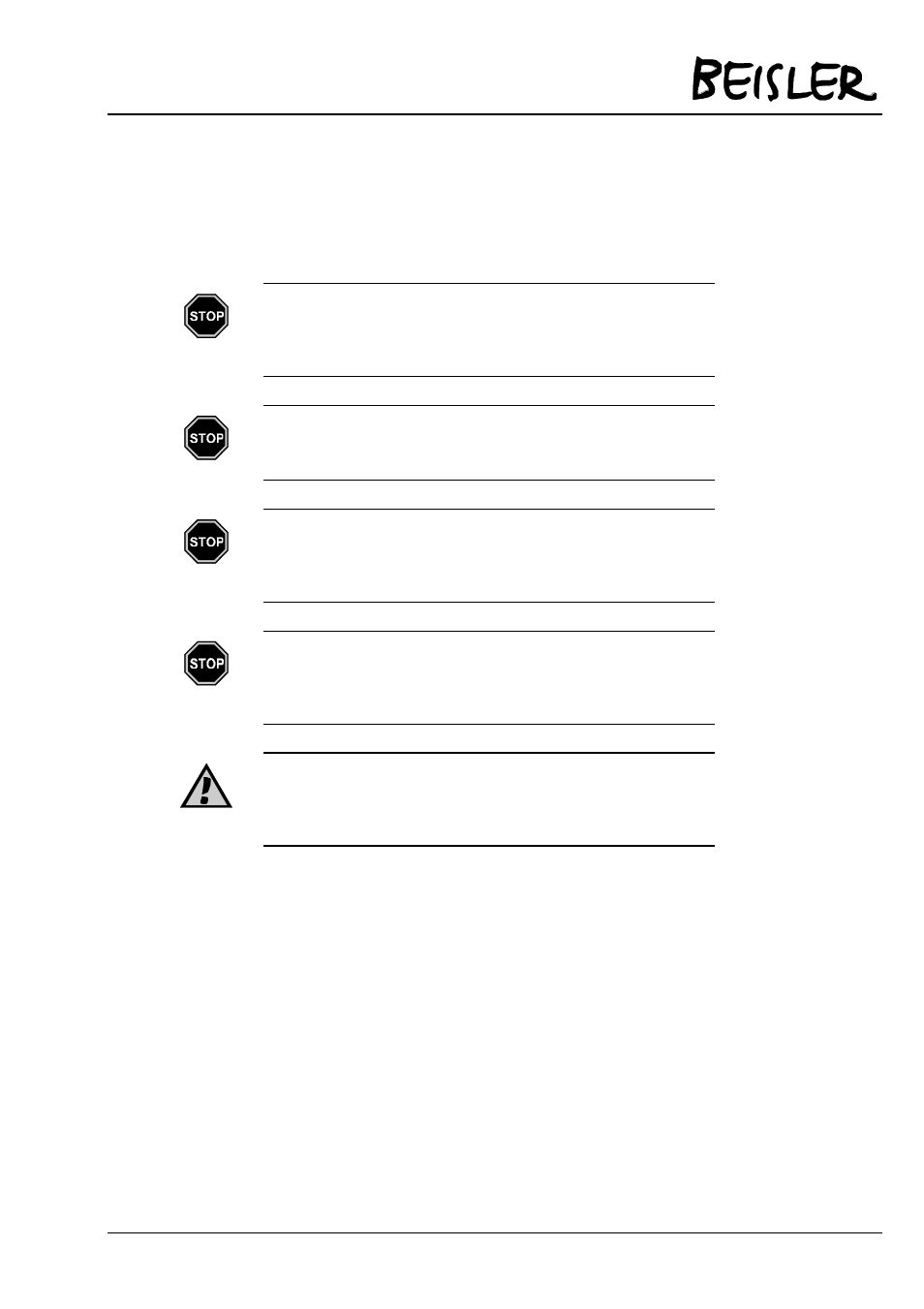 4 general security advice and warning hints | Beisler 1220-4 User Manual | Page 7 / 68