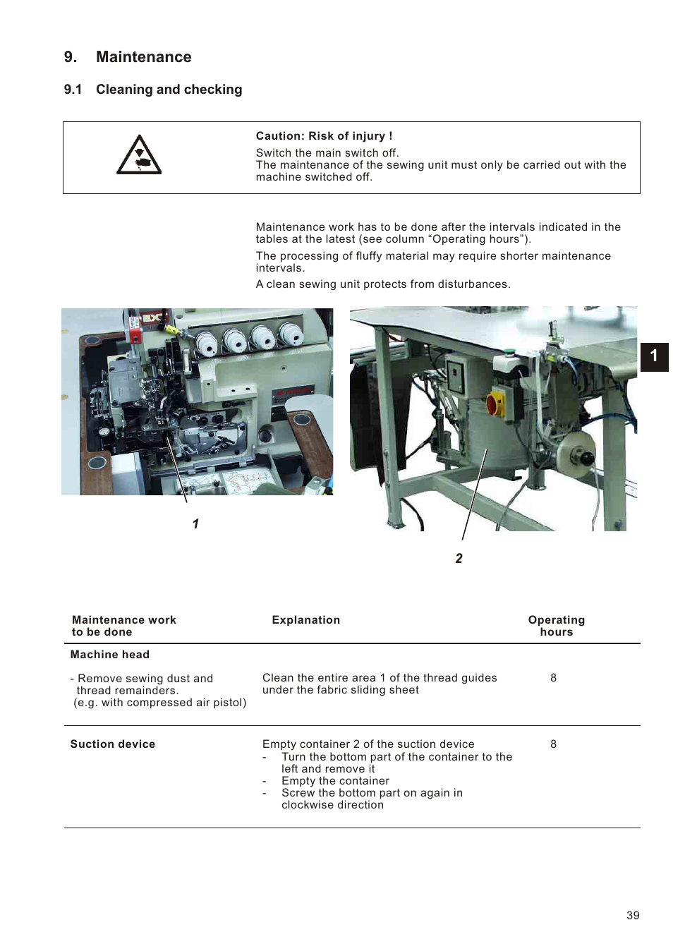 Maintenance | Beisler 1225-5 User Manual | Page 43 / 82