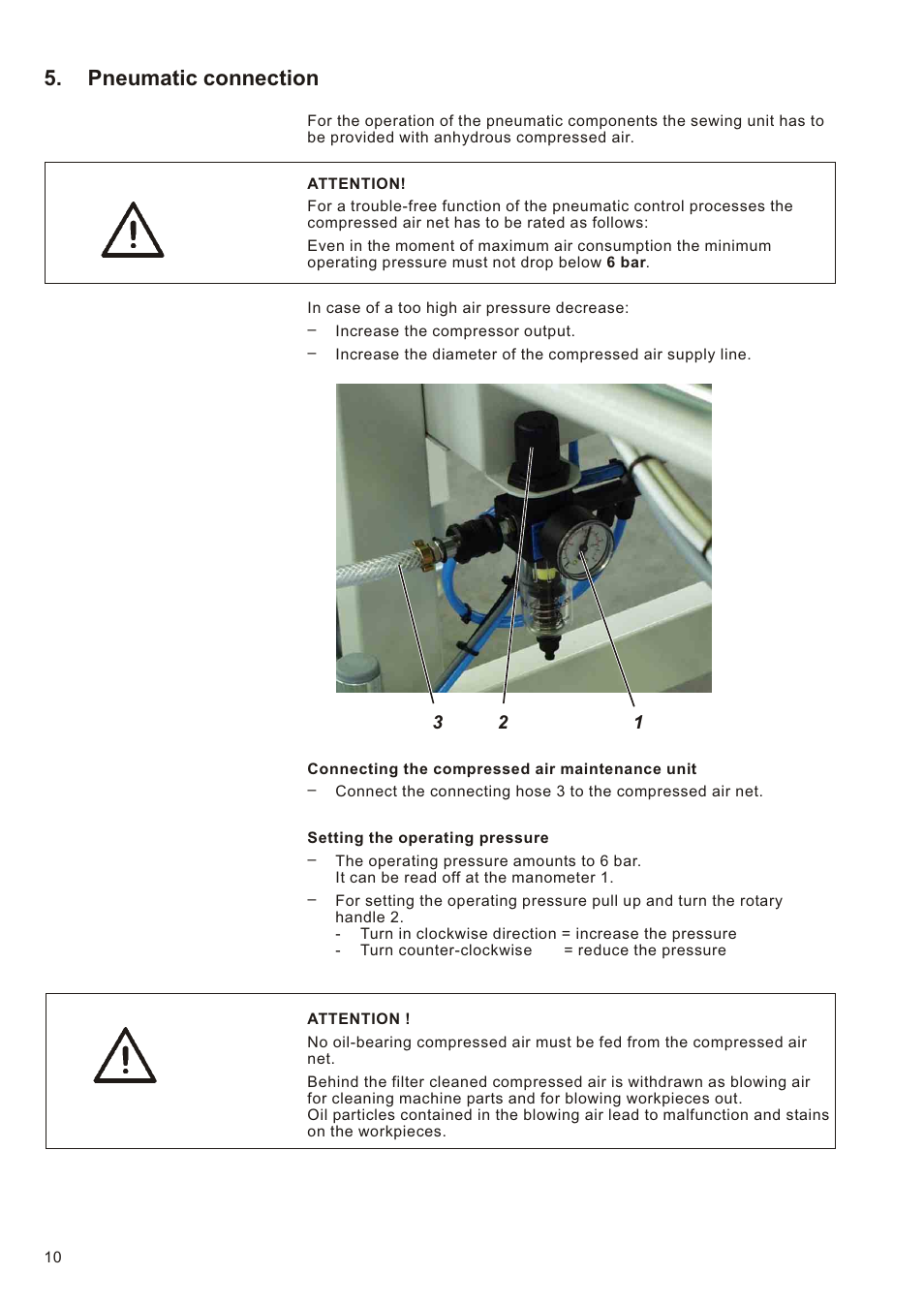 Pneu ma tic con nec ti on | Beisler 1225-5 User Manual | Page 56 / 82