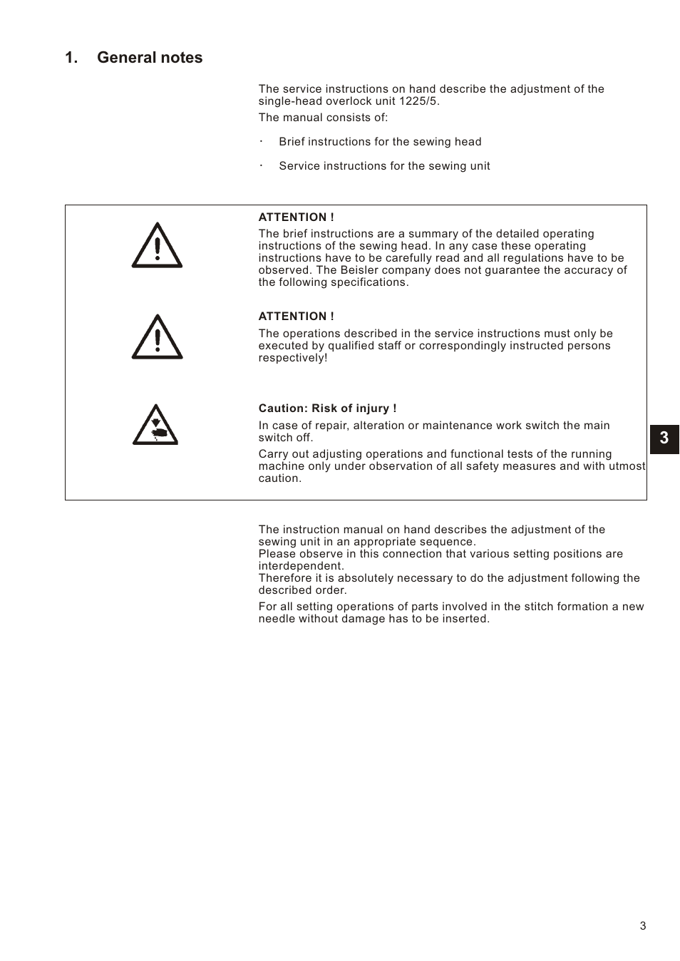 Beisler 1225-5 User Manual | Page 61 / 82