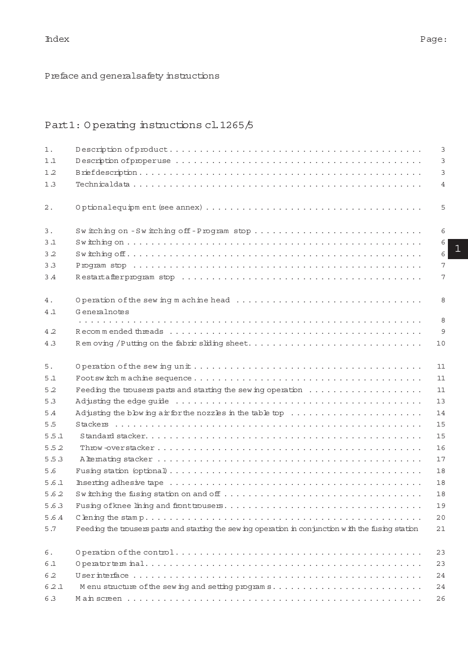Beisler 1265-5 User Manual | Page 4 / 113