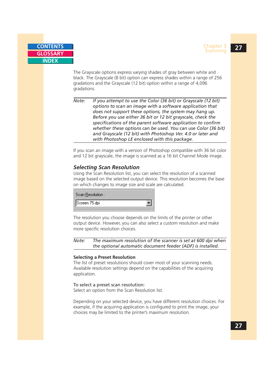 Canon CS-S 4.3 User Manual | Page 27 / 109