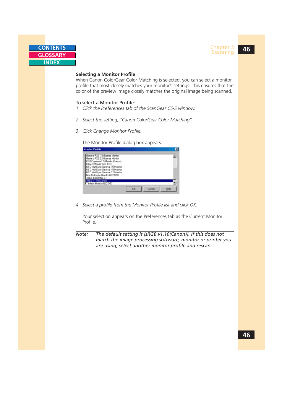 Canon CS-S 4.3 User Manual | Page 46 / 109