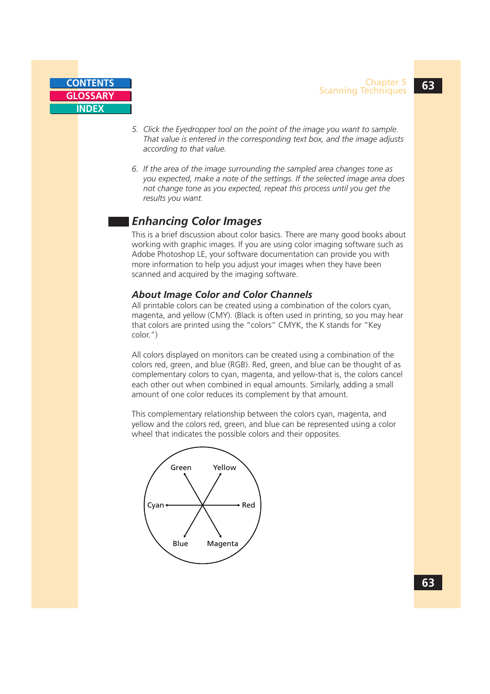 Eview image, see the section, Enhancing color images | Canon CS-S 4.3 User Manual | Page 63 / 109