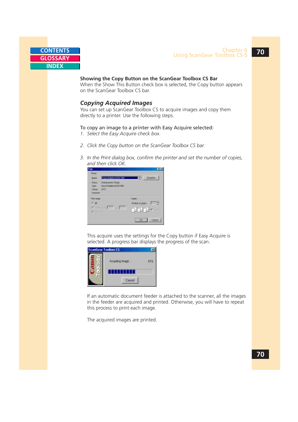 Canon CS-S 4.3 User Manual | Page 70 / 109