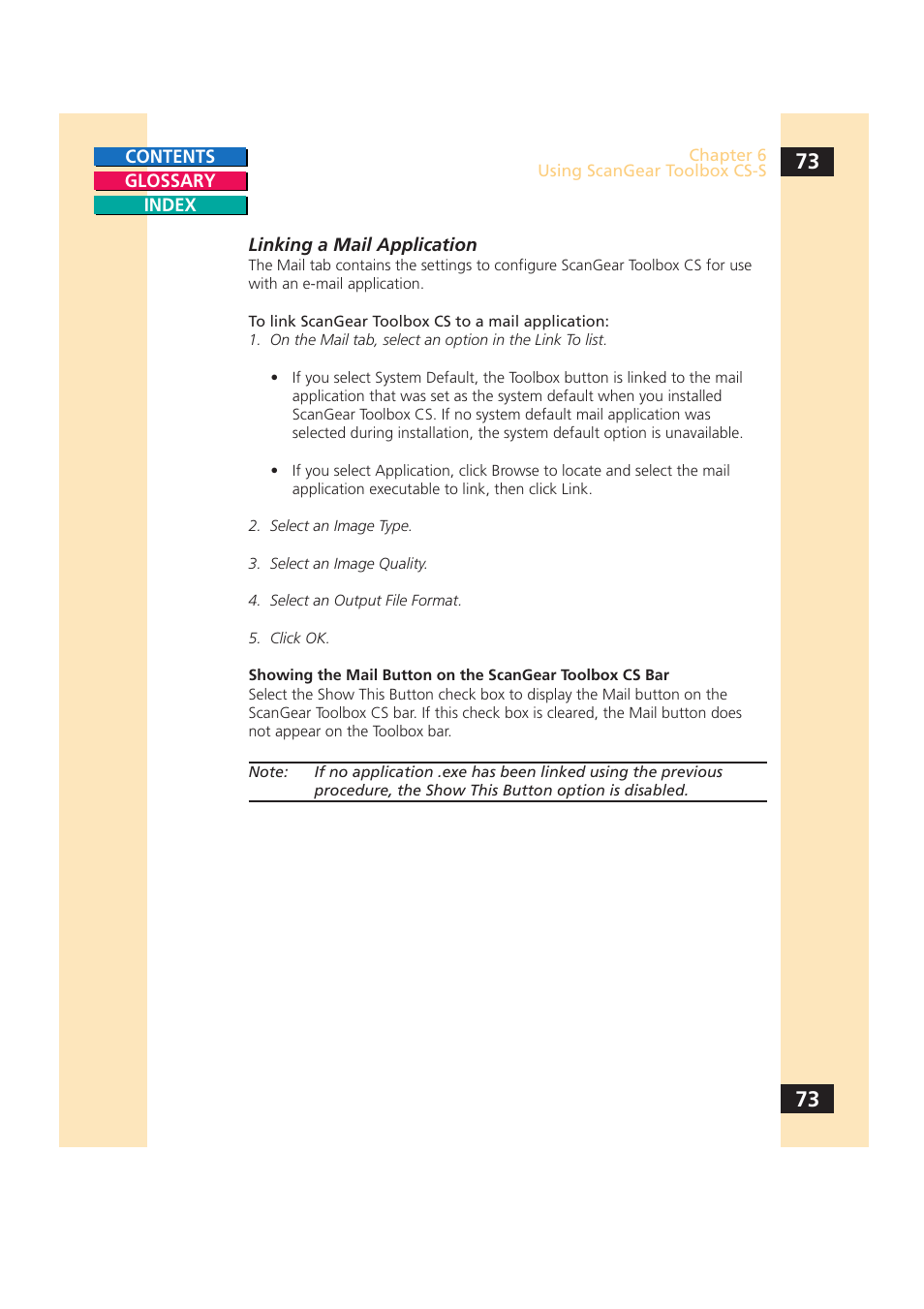 Canon CS-S 4.3 User Manual | Page 73 / 109