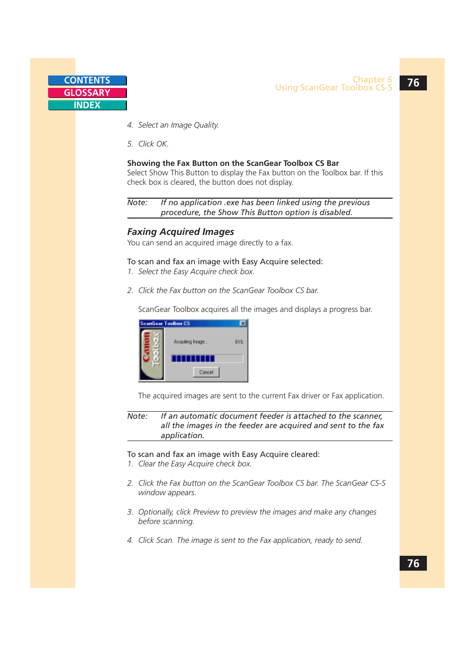 Canon CS-S 4.3 User Manual | Page 76 / 109