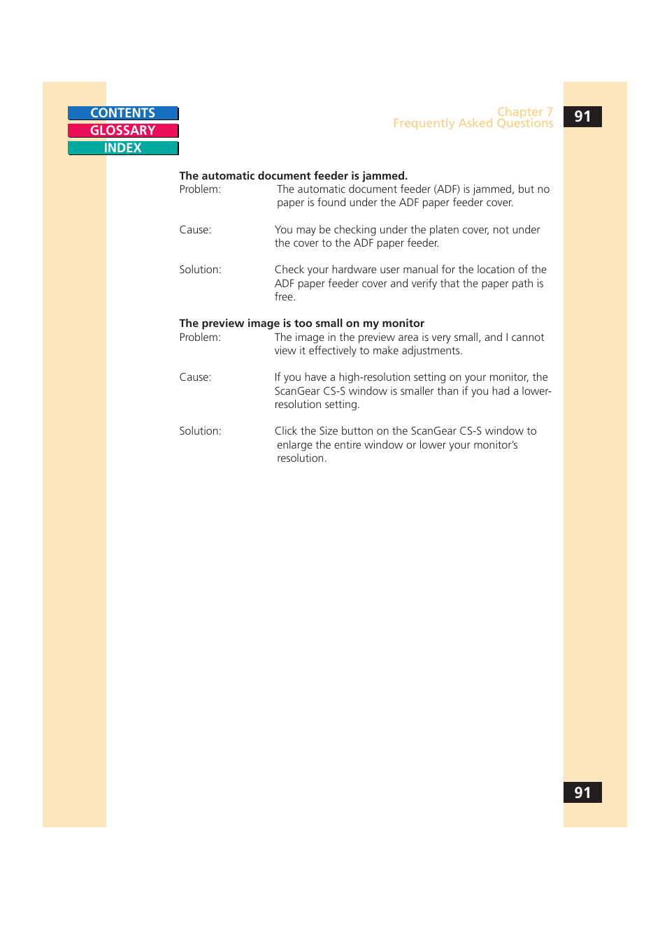 Canon CS-S 4.3 User Manual | Page 91 / 109