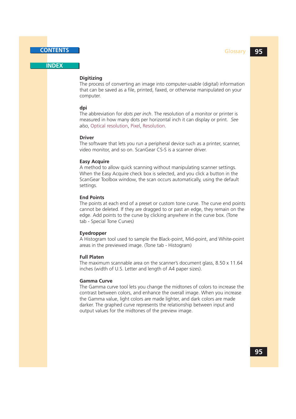 Canon CS-S 4.3 User Manual | Page 95 / 109