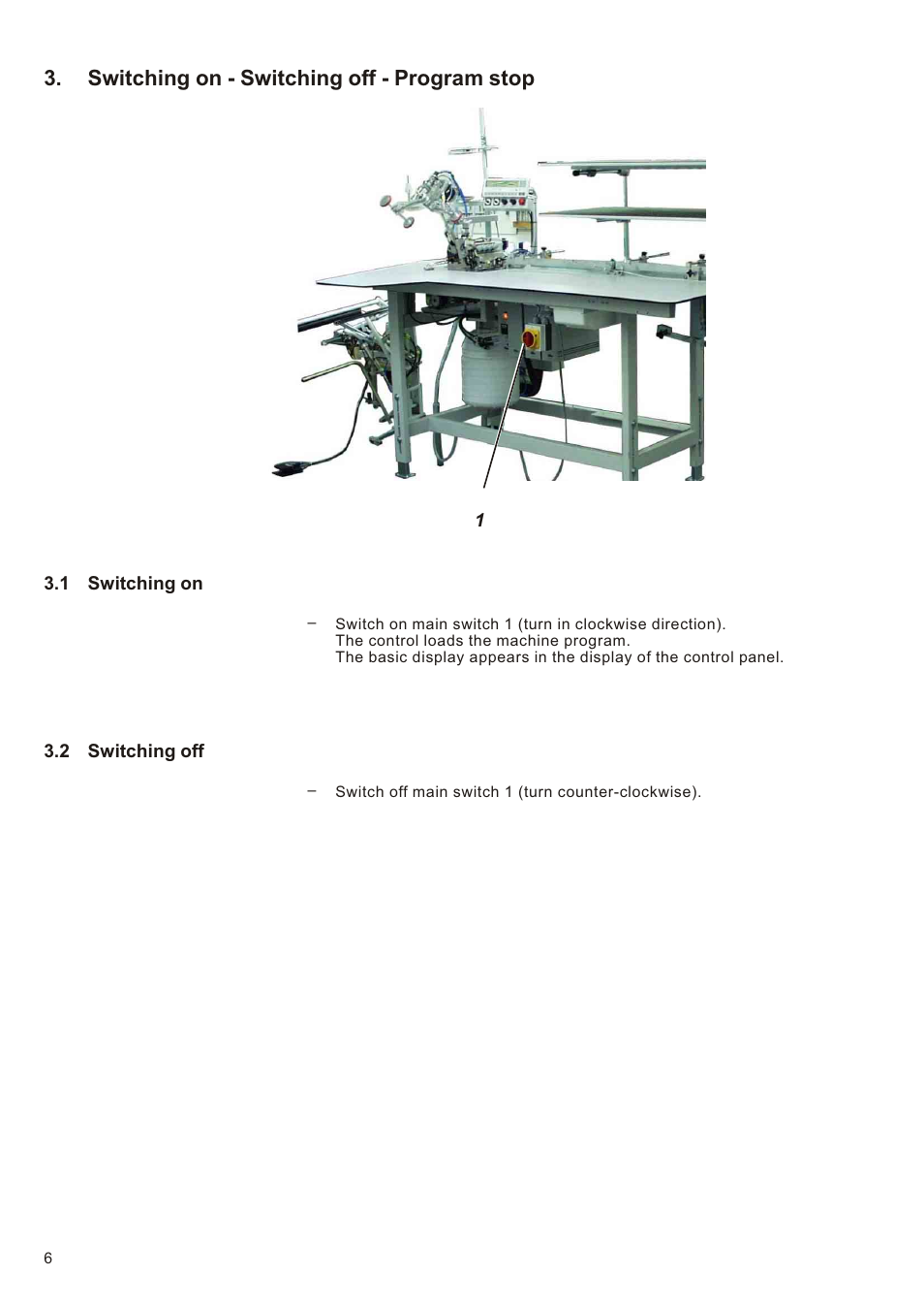 Switching on - switching off - program stop | Beisler 1281-5 User Manual | Page 10 / 86