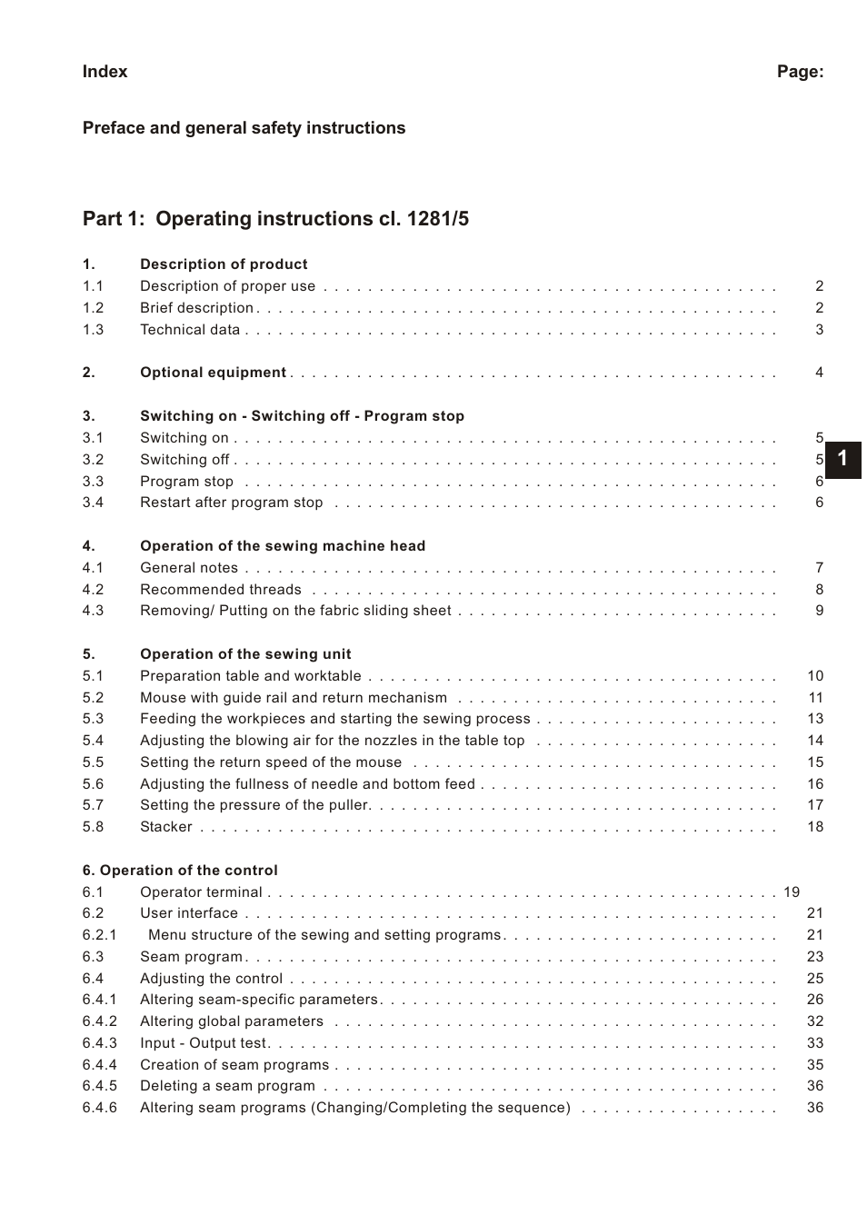 Beisler 1281-5 User Manual | Page 5 / 86