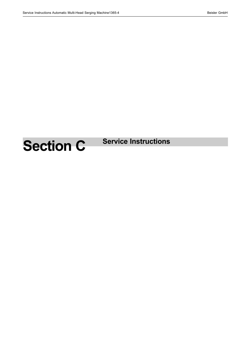 Beisler 1360-4 User Manual | Page 41 / 106