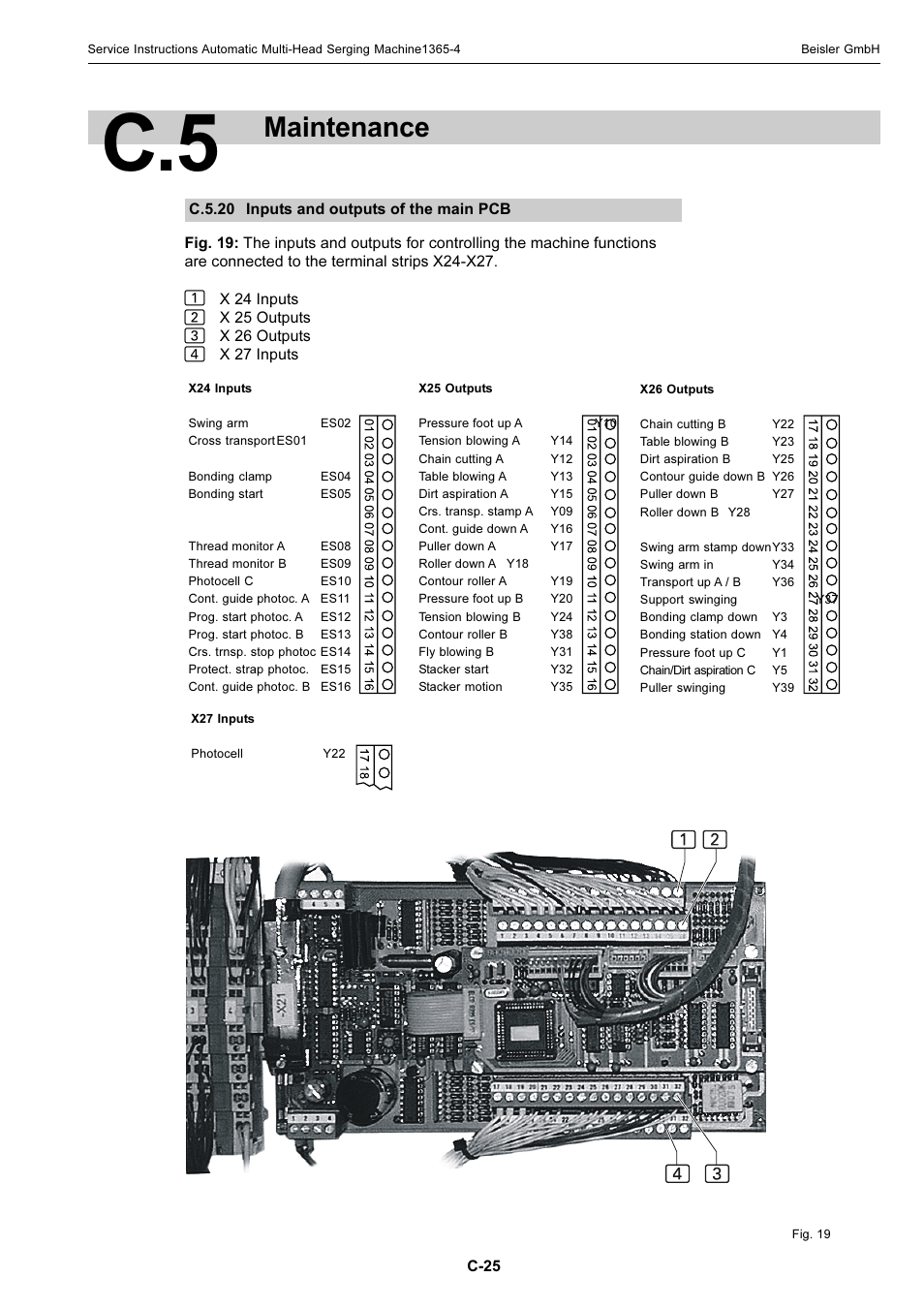 Maintenance | Beisler 1360-4 User Manual | Page 65 / 106