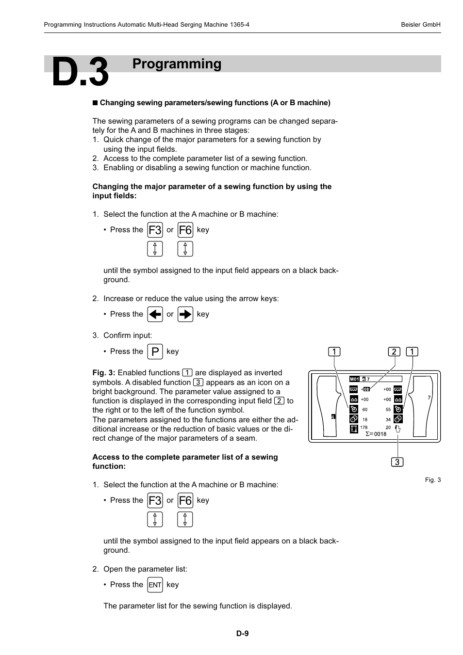 Programming | Beisler 1360-4 User Manual | Page 78 / 106