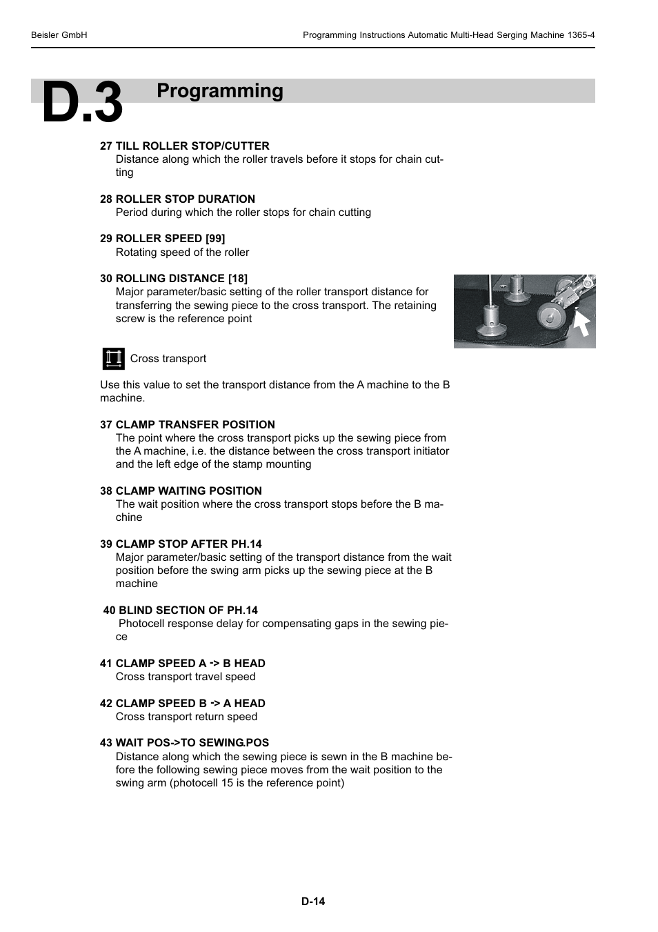 Programming | Beisler 1360-4 User Manual | Page 83 / 106