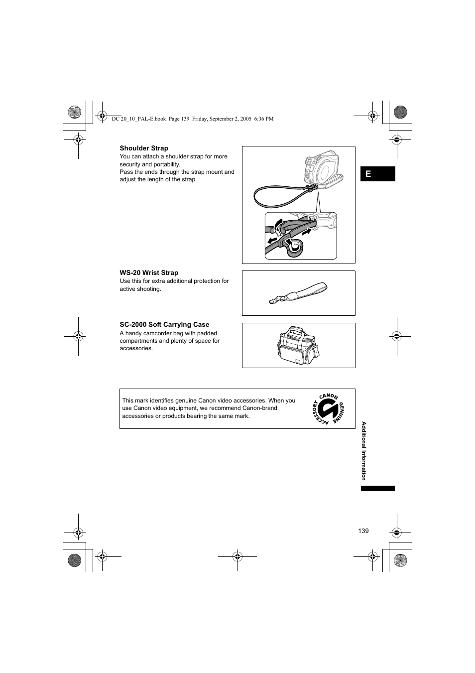 Canon DC 20 User Manual | Page 139 / 144