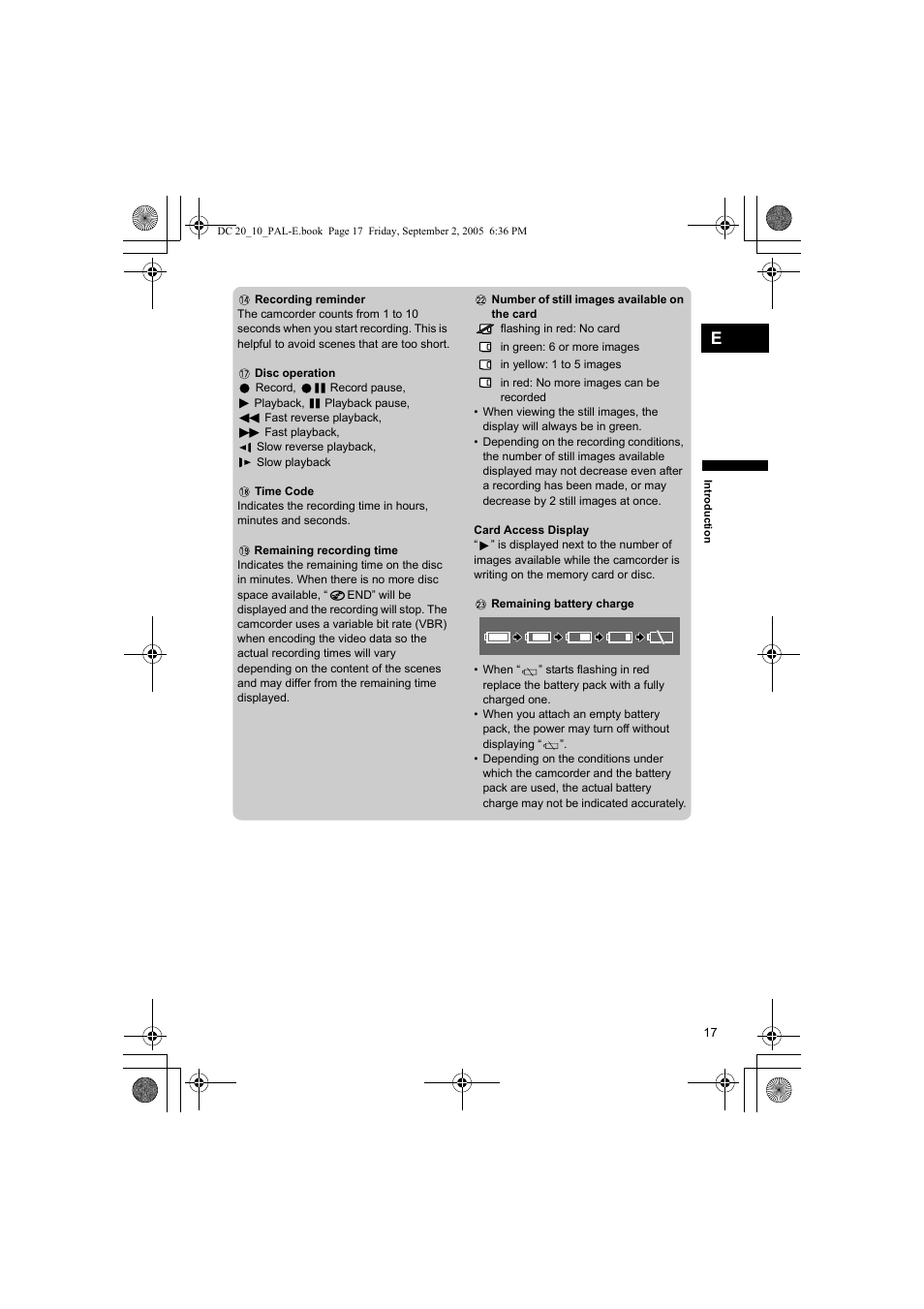 Canon DC 20 User Manual | Page 17 / 144