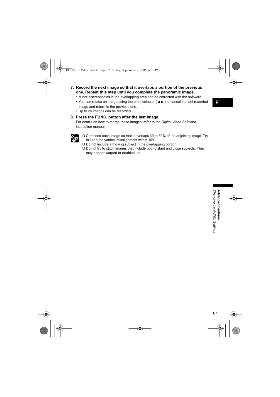 Canon DC 20 User Manual | Page 67 / 144