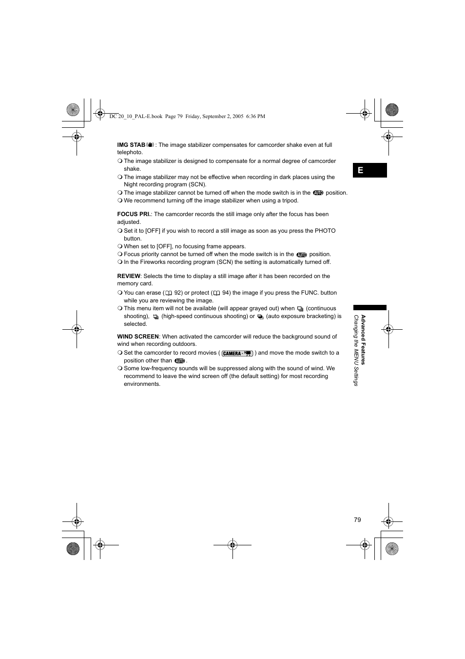 Canon DC 20 User Manual | Page 79 / 144